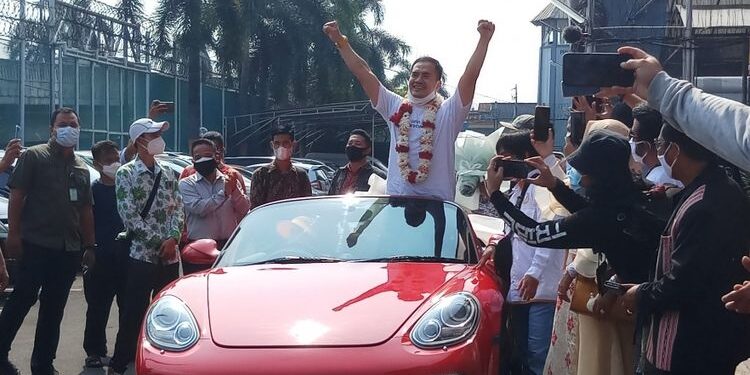 Saipul Jamil Bebas Disambut Bagaikan Pahlawan Menang Perang