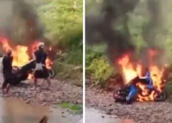 Langgar Aturan Adat Warga Baduy Bakar Sepeda Motor. Bisakah si Pemilik Motor Melapor Pengrusakan ?
