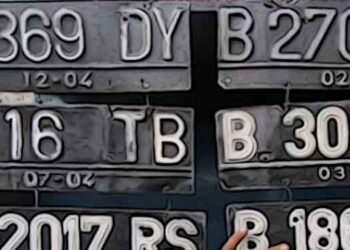Bolehkah Plat Nomor Motor Dipasang Sembarangan ?