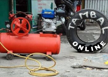 Penegakan PPKM, Tambal Ban Ditutup Kecuali Online