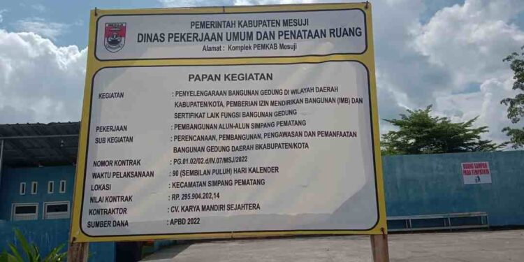 Joging Track Alun-alun Simpang Pematang Mesuji  mendapat sorotan