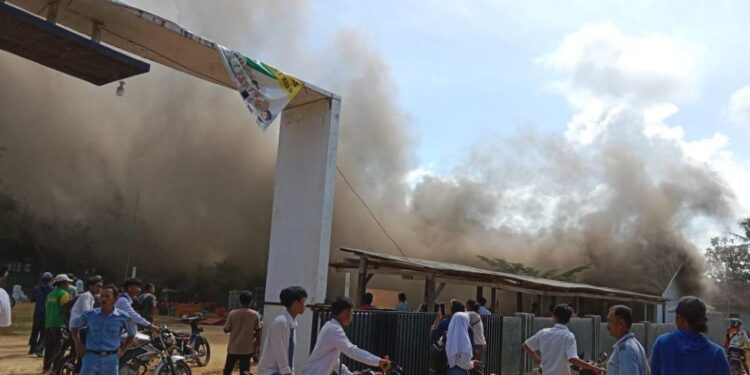 YPI Al-falah Mesuji Hangus Terbakar