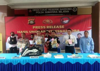 Polda Sumsel Ungkap  Sabu  20  Kg