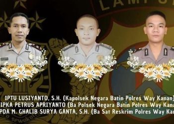 Penembakan Terhadap Polisi di Way Kanan