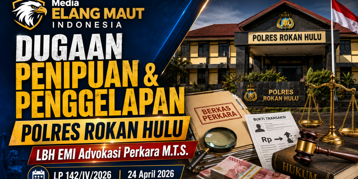 LBH Elang Maut Indonesia Advokasi Perkara Dugaan Penipuan dan Penggelapan di Polres Rokan Hulu