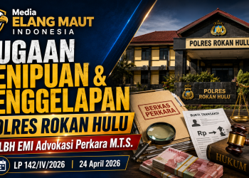 LBH Elang Maut Indonesia Advokasi Perkara Dugaan Penipuan dan Penggelapan di Polres Rokan Hulu