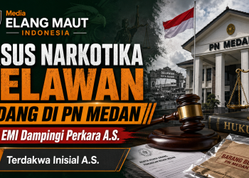LBH Elang Maut Indonesia Dampingi Perkara Narkotika  yang Disidangkan di PN Medan